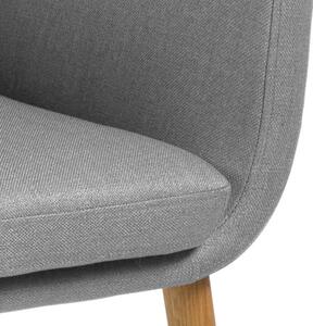 Krzesło Nora Light Grey tapicerowane