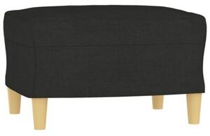 Sofa 3-osobowa z podnÃ³Å¼kiem, czarna, 180 cm, tkaninÄ