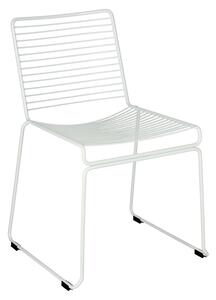 Krzesło Dilly White metalowe