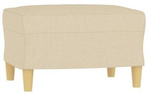 Sofa 3-osobowa, kremowa, 180 cm, tapicerowana tkaninÄ