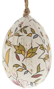 Ręcznie malowane dekoracyjne jajko wielkanocne do zawieszenia Essilia, 3 szt