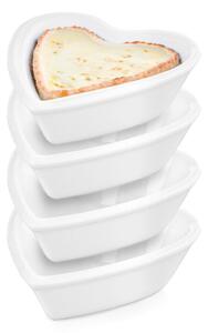 Miseczki na przekąski porcelanowe 7,5 cm, 35 ML 4 szt