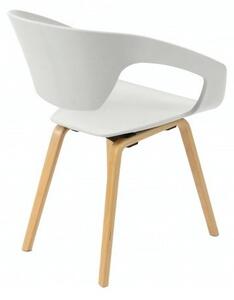 Malo Design Krzesło Porto Kuchnia/Jadalnia/Biuro/Pracownia Nowoczesny/Skandynawski Biały