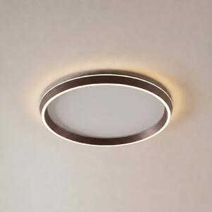 Lampa sufitowa Rylan Lucande, możliwość ściemniania, brązowy / rdzawy, salon / jadalnia, metal, nowoczesny