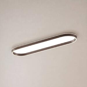 Lampa sufitowa Rylan Lucande, możliwość ściemniania, brązowy / rdzawy, salon / jadalnia, metal, nowoczesny