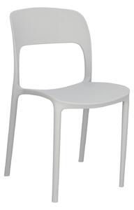 Krzesło Flexi szare z tworzywa