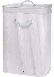 Bambusowy kosz na pranie z pokrywą NATURAL, 60 l