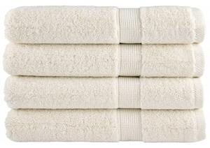 Ręczniki premium solund, 4 szt., kremowe, 80x200 cm, 600 g/cm²