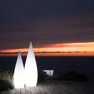 Lumisky Lampa tarasowa Classy, biała, E27, wysokość 150 cm, tworzywo sztuczne Classy, biały / opal, tworzywo sztuczne