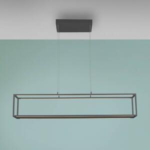 Paul Neuhaus Lampa wisząca Conni, możliwość ściemniania, czarny, salon / jadalnia, aluminium, nowoczesny