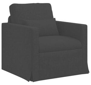 Nowoczesna sofa moduÅowa z ergonomicznej tkaniny w kolorze czarnym
