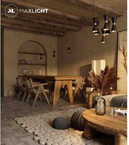 Lampa wisząca nowoczesna klosz w kształcie klepsydry CORNET LED 5W P0330 Maxlight