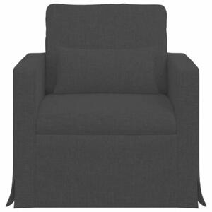 Nowoczesna sofa moduÅowa z ergonomicznej tkaniny w kolorze czarnym