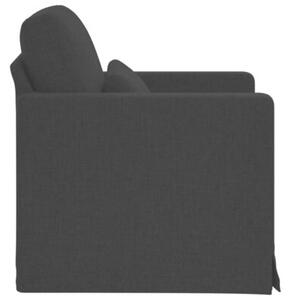 Nowoczesna sofa moduÅowa z ergonomicznej tkaniny w kolorze czarnym