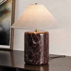 Lampa stołowa Elodie NOLA, kremowy / amber, salon / jadalnia, tkanina / materiał / jedwab, nowoczesny