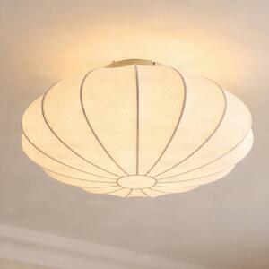 Lampa sufitowa Cliffort NOLA, możliwość ściemniania, biały / opal, salon / jadalnia, tkanina / materiał / jedwab, skandynawski