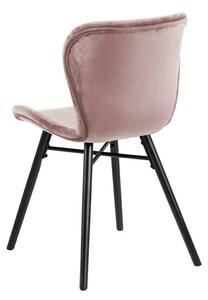 Krzesło Batilda VIC dusty rose tapicerowane