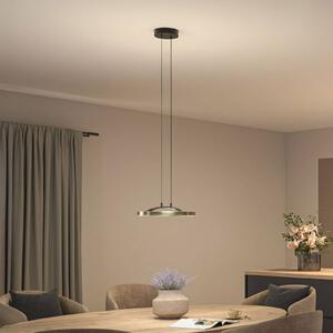 Paulmann Lampa wisząca Melira, możliwość ściemniania, czarny, salon / jadalnia, metal, nowoczesny
