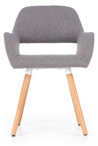 Halmar Krzesło K283 Kuchnia/Jadalnia/Salon/Biuro/Pracownia Nowoczesny/Minimalistyczny Popiel