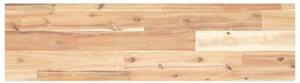 Półki ścienne, 2 szt., 100x20x2 cm, surowe lite drewno akacjowe