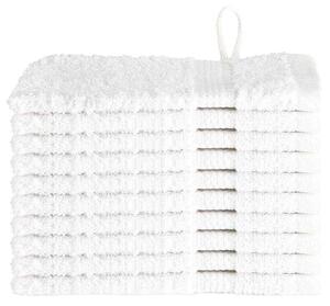 Ręcznik gościnny solund z 100% bawełny ring-spun, biały, 15 x 21 cm