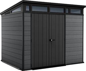 Domek ogrodowy KETER Cortina 9X7 279 X 226 X 218 cm szary/antracyt 255060
