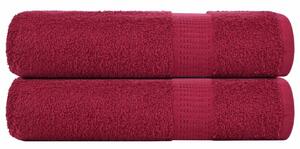 Ręczniki do rąk, frogn, 2 szt., bordeaux 50x100 cm, 360 g/m²