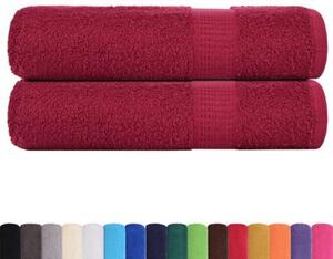 Ręczniki do rąk, frogn, 2 szt., bordeaux 50x100 cm, 360 g/m²