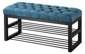 Ławka Pikowana do przedpokoju Industrialna SHELF LOREN - LOFT