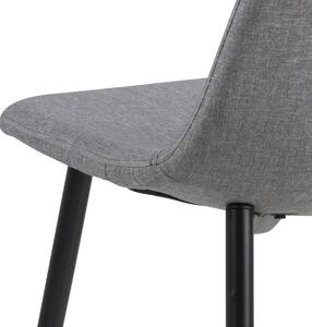 Krzesło Wilma Light Grey 21 tapicerowane