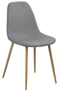 Krzesło Wilma Grey Dąb tapicerowane