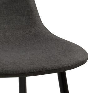 Krzesło Wilma Grey tapicerowane