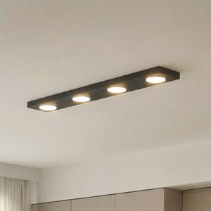 Lampa sufitowa Hero SIGMA, możliwość ściemniania, czarny, przedpokój, metal, nowoczesny