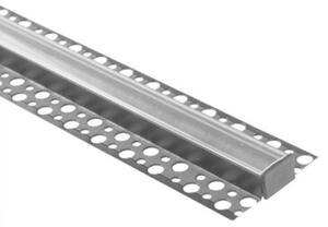 Profil do taśm LED GNS02 natynkowy czarny + klosz przezroczysty 2m Ecolight