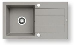 Pyramis Pyramis 70053701 - Zlewozmywak kuchenny NEXT 76x44 cm granit/szary PY0021