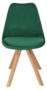 Krzesło Norden Star Square Velvet zielony