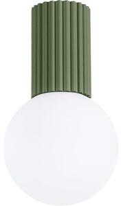 Sollux Sollux SL.1723 - Plafon łazienkowy HALO 1xG9/8W/230V IP44 zielony SLX1436