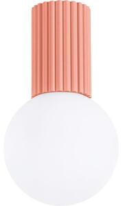 Sollux Sollux SL.1753 - Plafon łazienkowy HALO 1xG9/8W/230V IP44 różowy SLX1466