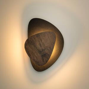 Kinkiet LED Pedra SIGMA, czarny, salon / jadalnia, metal, nowoczesny