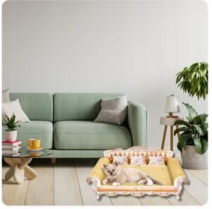 Drapak tekturowy dla kota sofa legowisko karton kanapa leżak kartonowy
