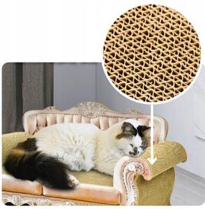 Drapak tekturowy dla kota sofa legowisko karton kanapa leżak kartonowy
