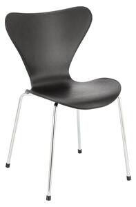 Krzesło Martinus czarne z tworzywa