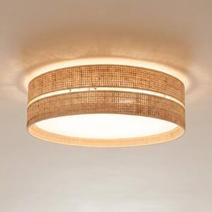 Lampa sufitowa Calma TK Lighting, możliwość ściemniania, kremowy / amber, salon / jadalnia