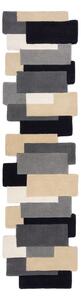 Szary wełniany dywan 230x60 cm Collage – Flair Rugs