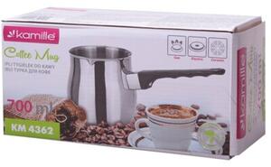 Stalowy tygielek do kawy po turecku 700ML garnek KAMILLE