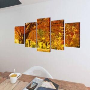 Zestaw obrazów canvas 200 x 100 cm klony