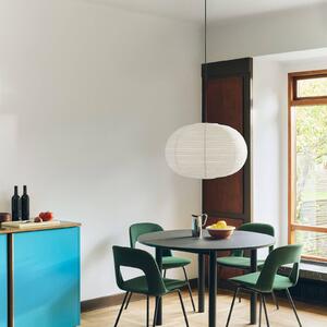 HAY Klosz lampy Paper Shade Ellipse, 70 cm – bez zestawu przewodów Ellipse, biały / opal, salon / jadalnia, papier / lunolit / lunopal, skandynawski