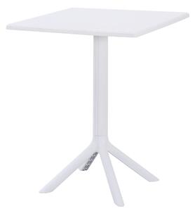 Stolik ogrodowy Solo PP stół zewnętrzny 60x60cm - biały