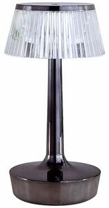 Czarna lampa stołowa led L6-A08