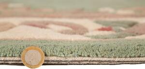 Zielony wełniany dywan Flair Rugs Aubusson, 150x240 cm